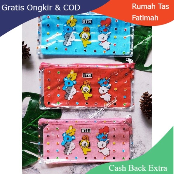 

Promo TEMPAT PENSIL LUCU TRANSPARAN 2 IN 1 TEMPAT PENSIL BTS TEMPAT PENSIL TRANSPARAN By Rumah Tas Fatimah