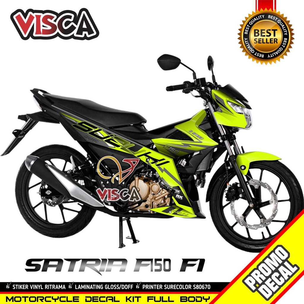 Decal Satria Fu 150 Injeksi Full Body Stiker Satria Fu 150 Injeksi Full Body Striping Satria Fu 150 