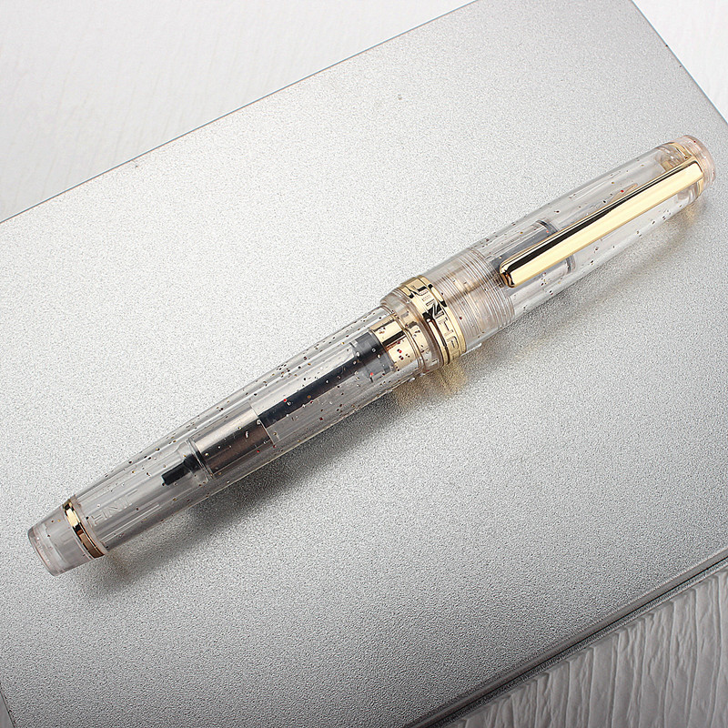 

Jinhao 82 Fluorescent White Fresh Color Fountain Pen Acrylic Barrel Fine Nib for Writing Calligraphy Office School