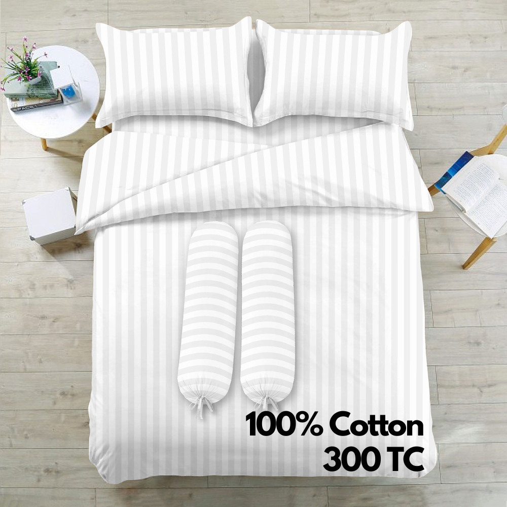 Outer Duvet / Duvet Cover / Quilt Cover / Sarung Selimut - 100% Cotton 300TC - Hotel Collection