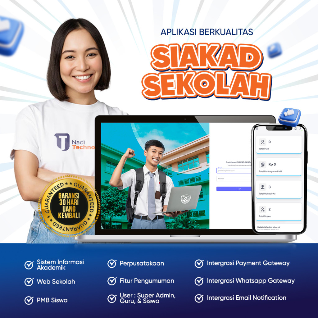 Aplikasi SIAKAD Sekolah - Murah dan Berkualitas