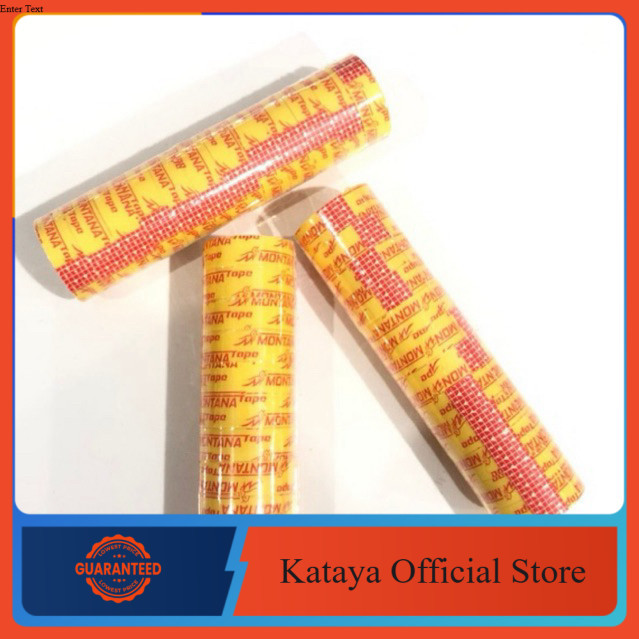 

Isolasi Montana Kecil Bening (12pcs)