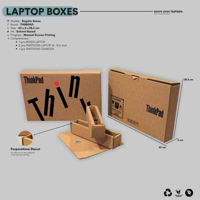 

Kardus Dus Box Kotak Tempat laptop lenovo thinkpad