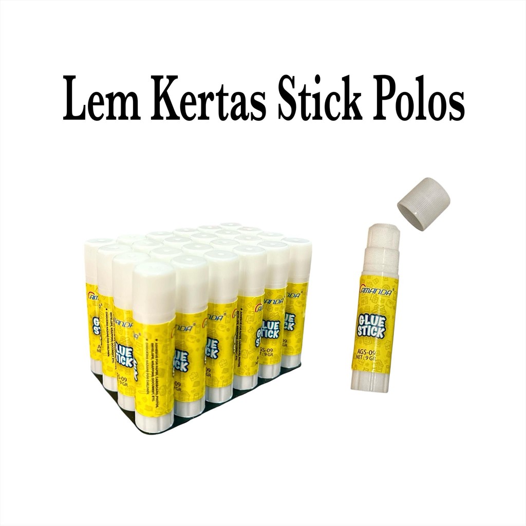 

Lem Kertas Stick / Glue Stick POLOS (Pcs)