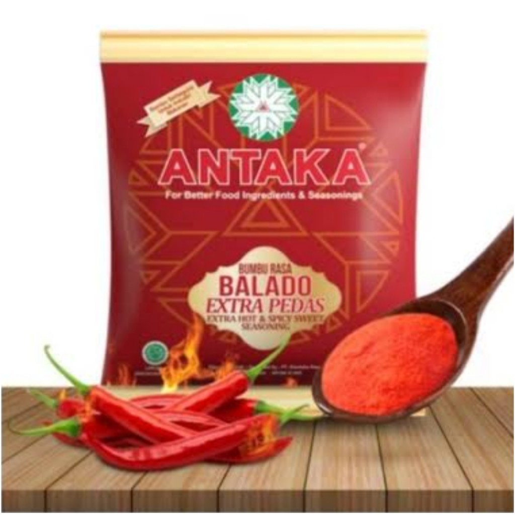 

Antaka Bumbu Tabur - Balado Extra Pedas | Kemasan 100gr
