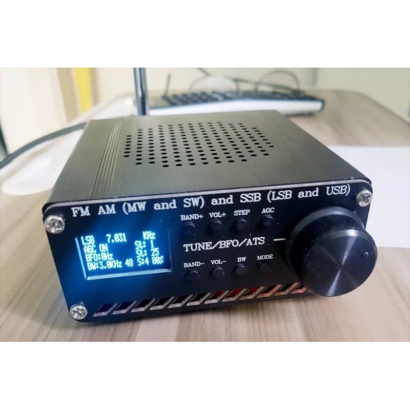 SI4735 SI4732 all Band Penerima Radio receiver FM AM MW SW SSB LSB USB Speaker Antena Baterai