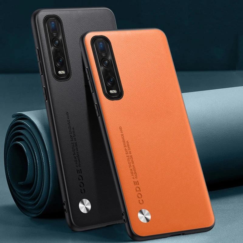 For OPPO Find X2 Pro X2Pro OPPO FindX2 Pro case Hard eco-friendly leather with high-grade grease-res