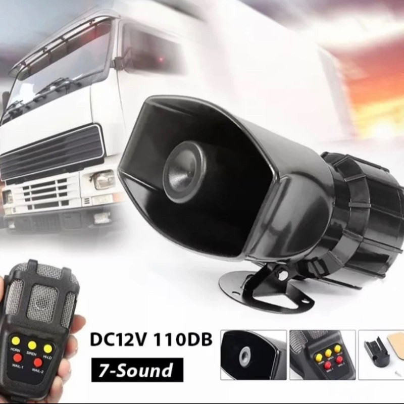KLAKSON SIRINE TOA 7 SUARA BUAT MOTOR MOBIL AMBULANCE PATWAL POLISI PEMADAM KEBAKARAN PLUS MIC BUAT 