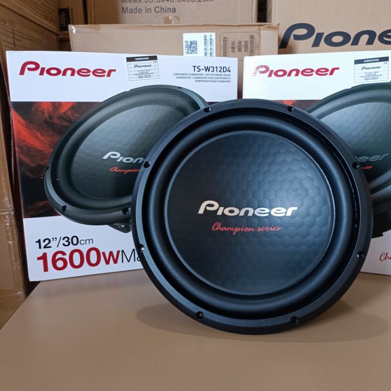 Subwoofer 12 Inchi Pioneer TS-W312D4 Double Coil Original Pioneer