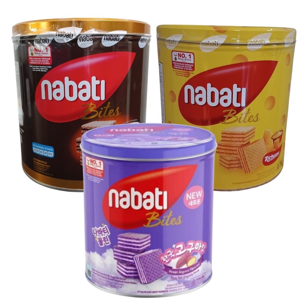 

Nabati Wafer Kaleng 240gr Keju Coklat Goguma