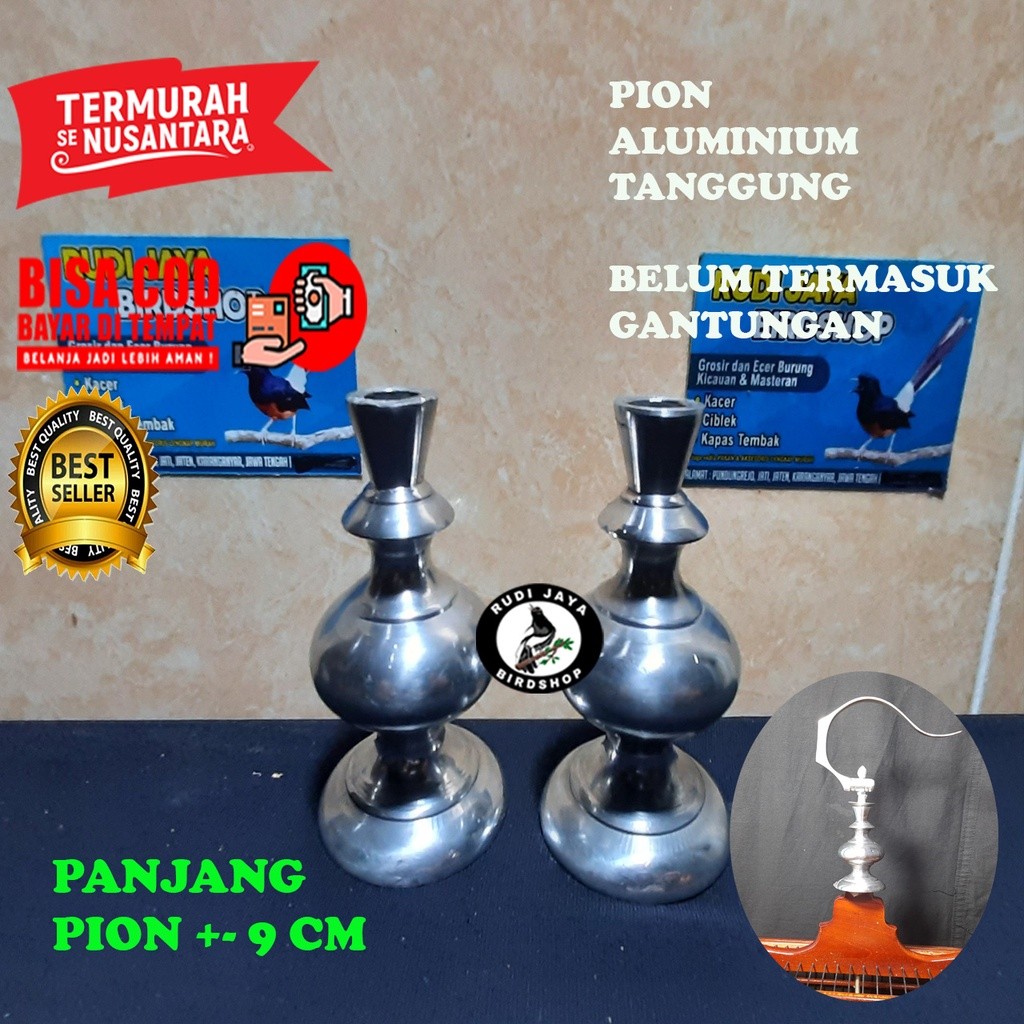 PION RUS TANGGUNG ALUMINIUM UNTUK SANGKAR KANDANG KOTAK BURUNG KACER CUCAK KENARI LOVEBIRD PLECI