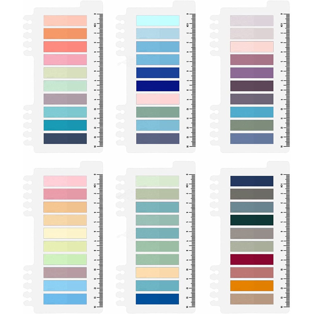 

1200pcs Sticky Index Tabs Page Markers Colored Book Tabs Sticky Notes Page Flags Index Tabs Annotation Tabs Label Stickers