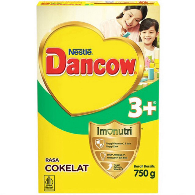

DANCOW 3+ Imunutri Susu Pertumbuhan anak usia 3-5 tahun 750gr