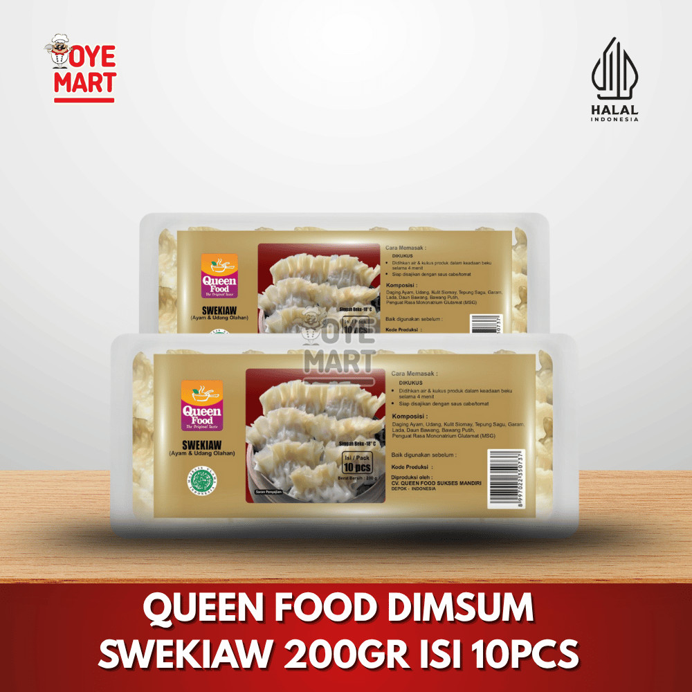 

QUEEN FOOD DIMSUM SWEKIAW 200GR ISI 10PCS