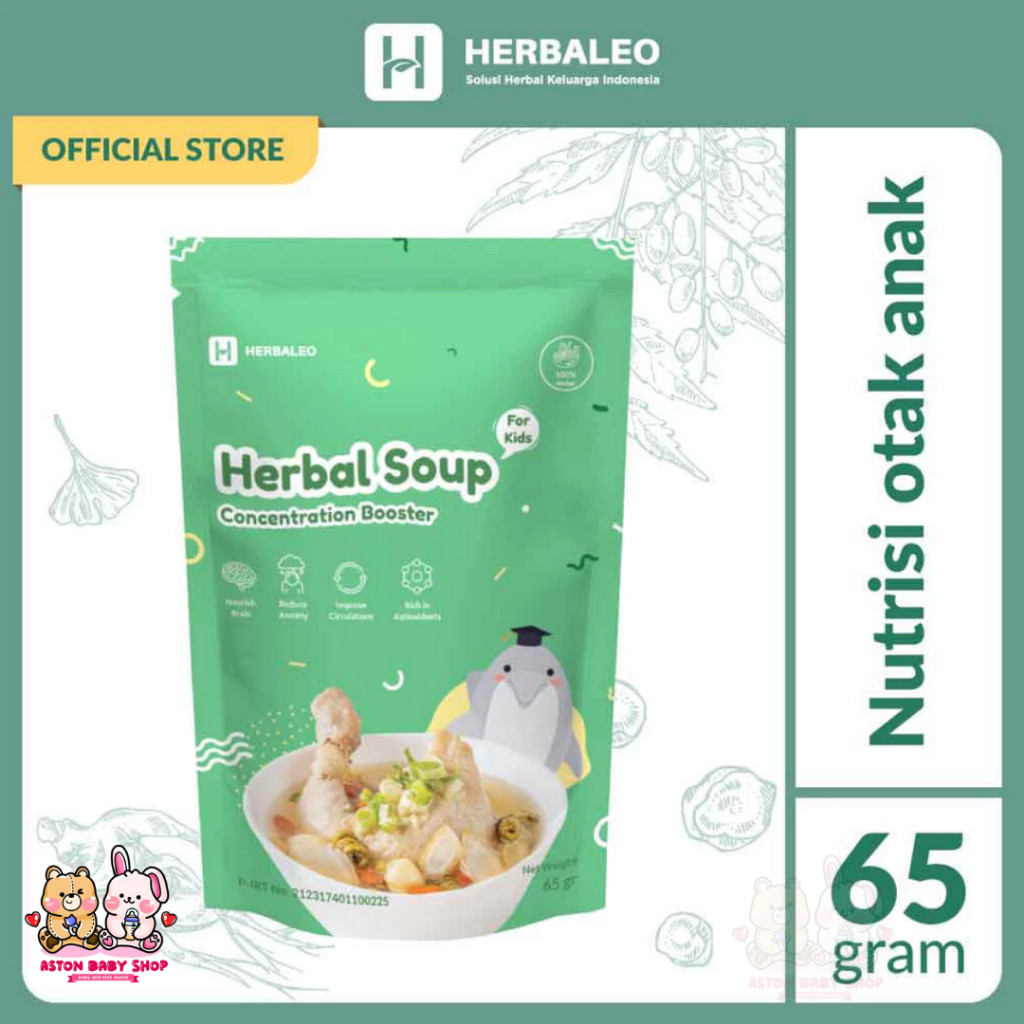 

Herbaleo Concentration Booster 65gr Sup Peningkat Konsentrasi Anak 100% Herbal Sup Kesehatan