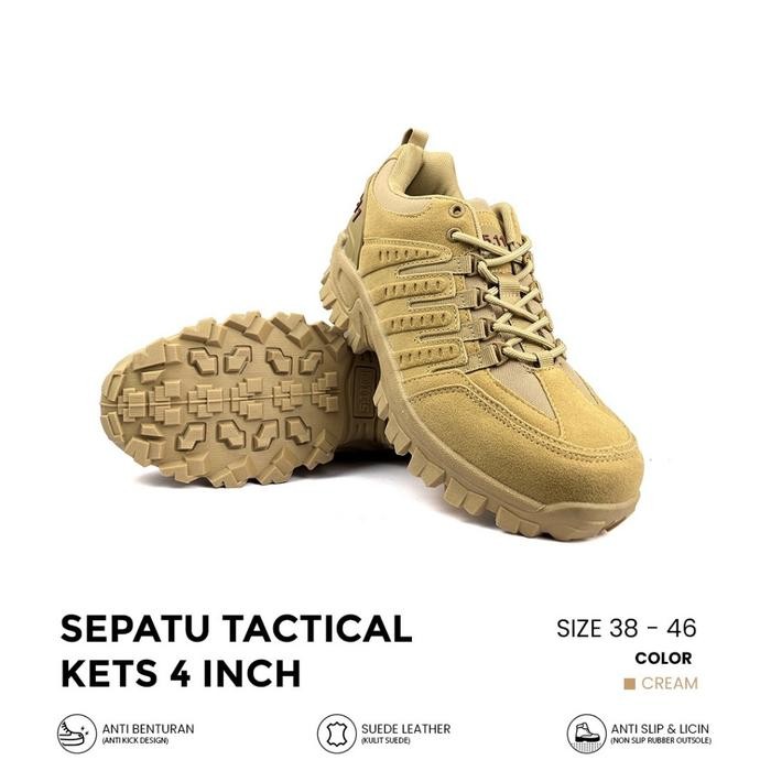 SSepatu 5.11 Kets Tactical Boots Sepatu 5.11 Hiking Sepatu Outdoor Gunung PDH 4 Inch - 38