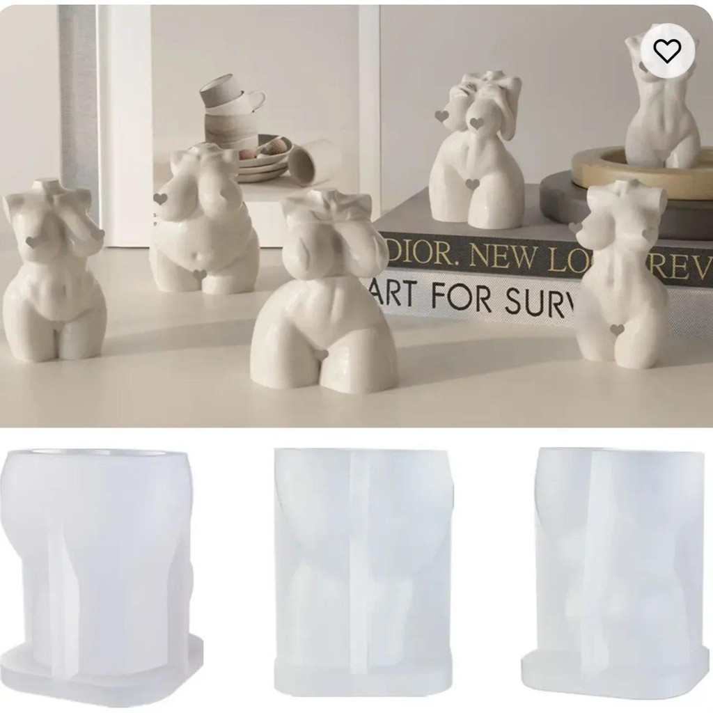 

Human Body Silicone Mould Aroma Candle Silicone Mold DIY Male and Female Bust Drip Plaster Molds