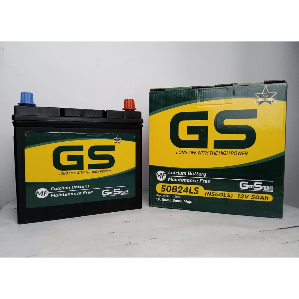 Aki Kering MF Maintenance Free Bebas Perawatan Accu Aki Mobil Yaris Innova Vios Honda Civic CRV NS60