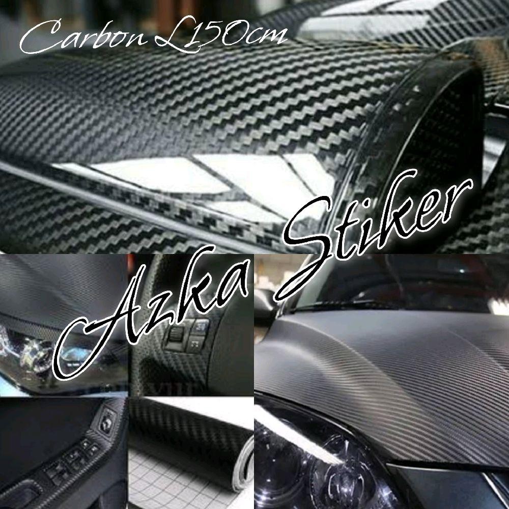 stiker skotlet mobil carbon hitam lebar 150 stiker sekotlet mobil carbon  hitam 3 d carnon hitam 5d