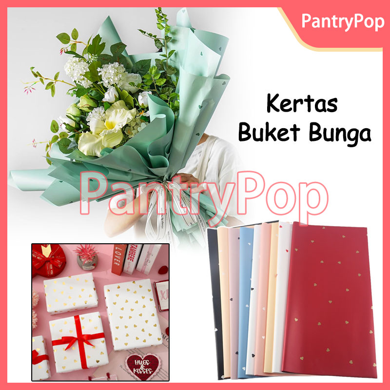 

Flower Wrapping Glossy Love Polkadot Cellophane / Paper Waterproof / Flower Wrapping Paper Cellophane Polkadot