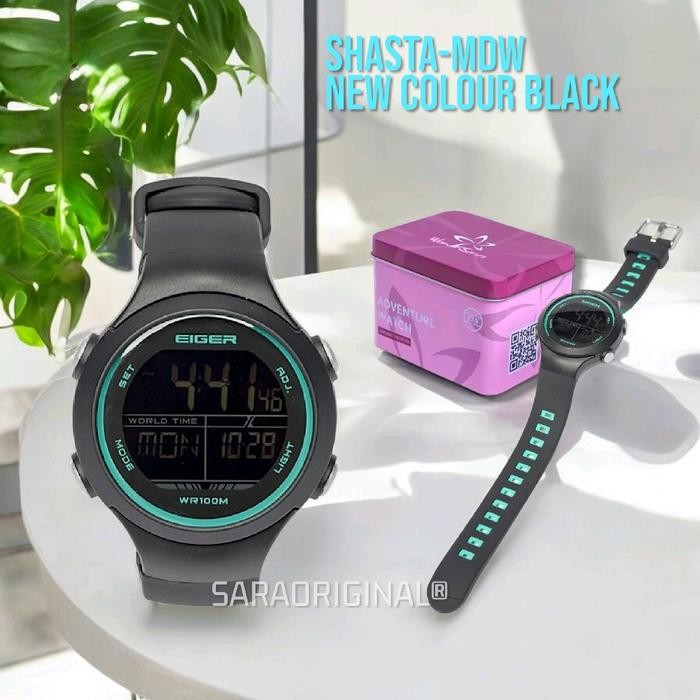 Jam Tangan Eiger Shasta MDW Jam Tangan Wanita Original - Hitam