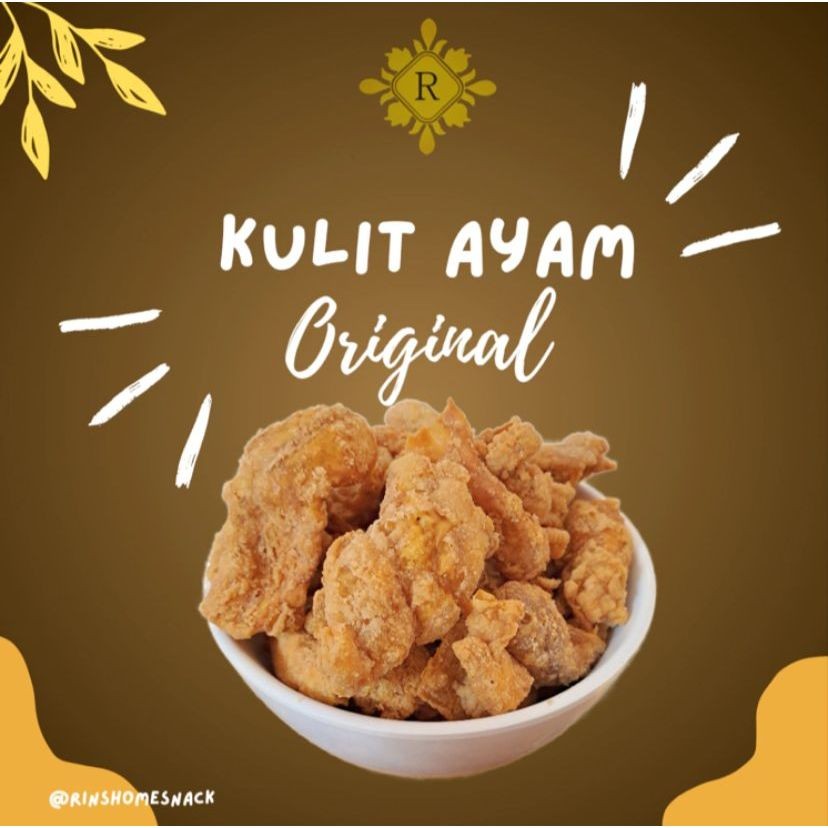 

Keripik Kulit ayam Original Gurih 1Kg