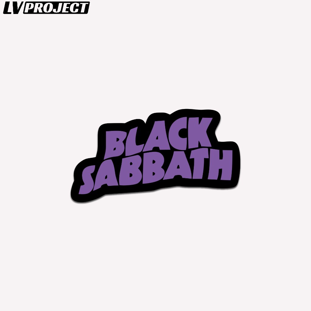 

Sticker Band Rock Black Sabbath Stiker Metal Gitar Helm HP