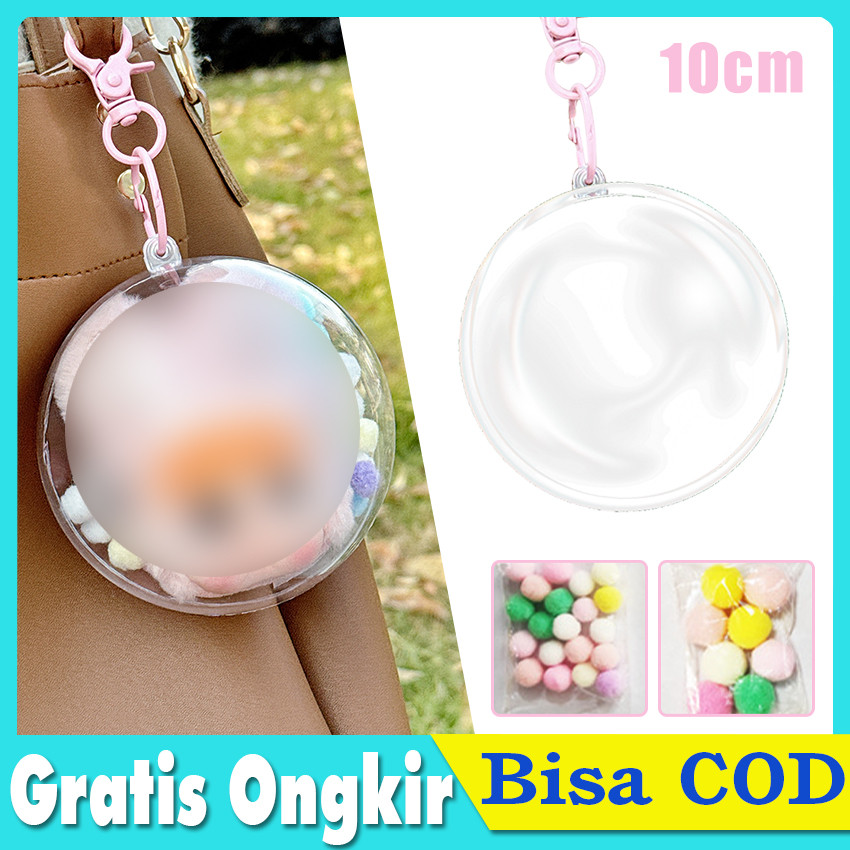 Kotak Penyimpanan Transparan 10cm - Tempat Boneka PVC Anti Debu Untuk Figure Anime/Labubu/Blind Box