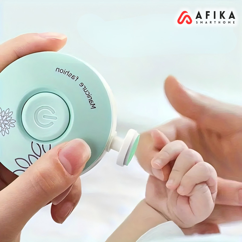 Alat Kikir Kuku Bayi Elektrik 3In1 Baby Nail Trimmer Manicure