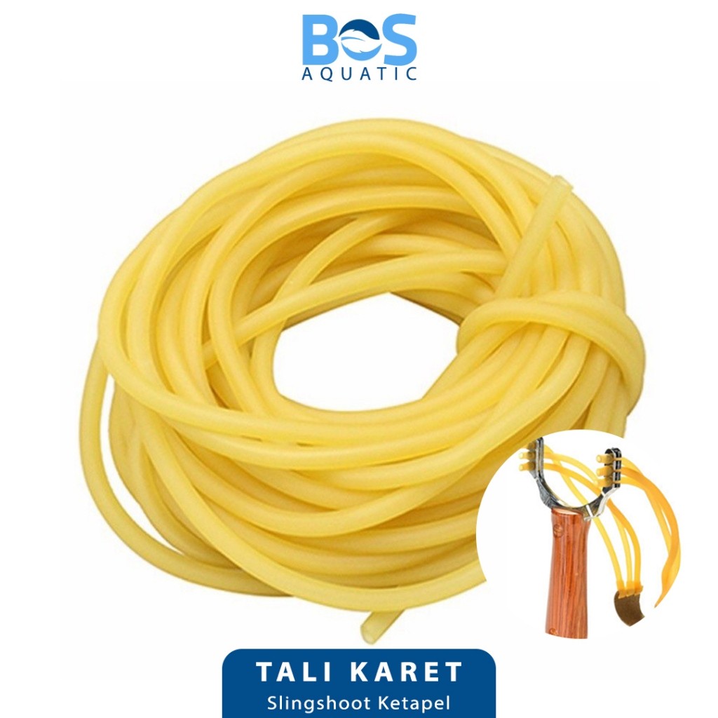 Bosaquatic - Tali karet Ketapel Slingshot Rubber Catapult permeter meteran 1 meter karet ketapel / k