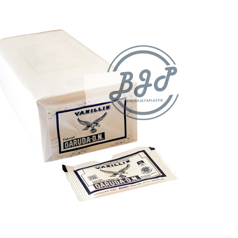 

Vanillin Garuda Vaneli Vanilla Bubuk Perisa Vanila 1Box isi 100