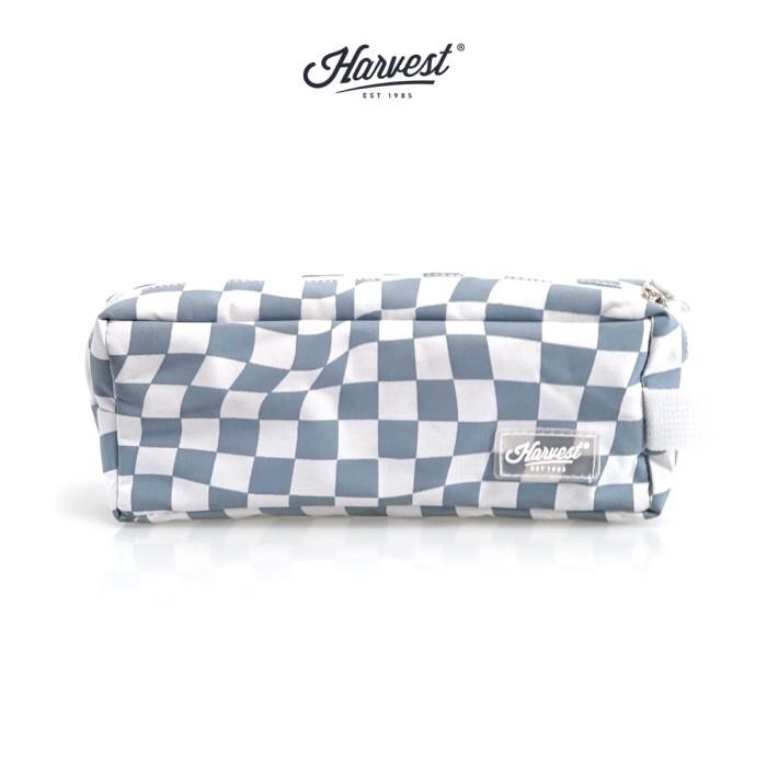 

NEW TREND~ KY254 Tempat Pensil / Pencil Case Harvest Pop Case - Checkered - Blue
