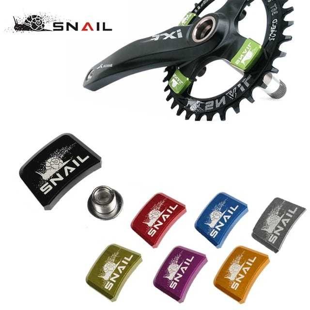 Snail Baut Chainring Kotak Single Mur Bolt Crank Sepeda MTB Fixie Singlespeed Anti Karat CNC Alloy