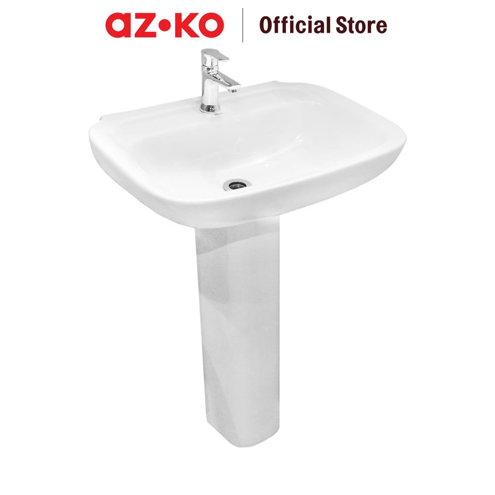 AZKO Kris Wastafel Berdiri Dengan Pedestal B230 - Putih Wastafel Dapur Kitchen Sink Bak Tempat Cuci 