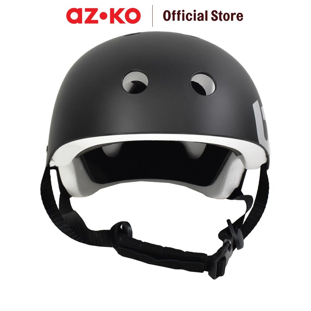 AZKO Skorpion Helm Sepeda Bmx L/Xl - Hitam Bike Helmet Pelindung Kepala Helem Sepeda Perlengkapan Ke