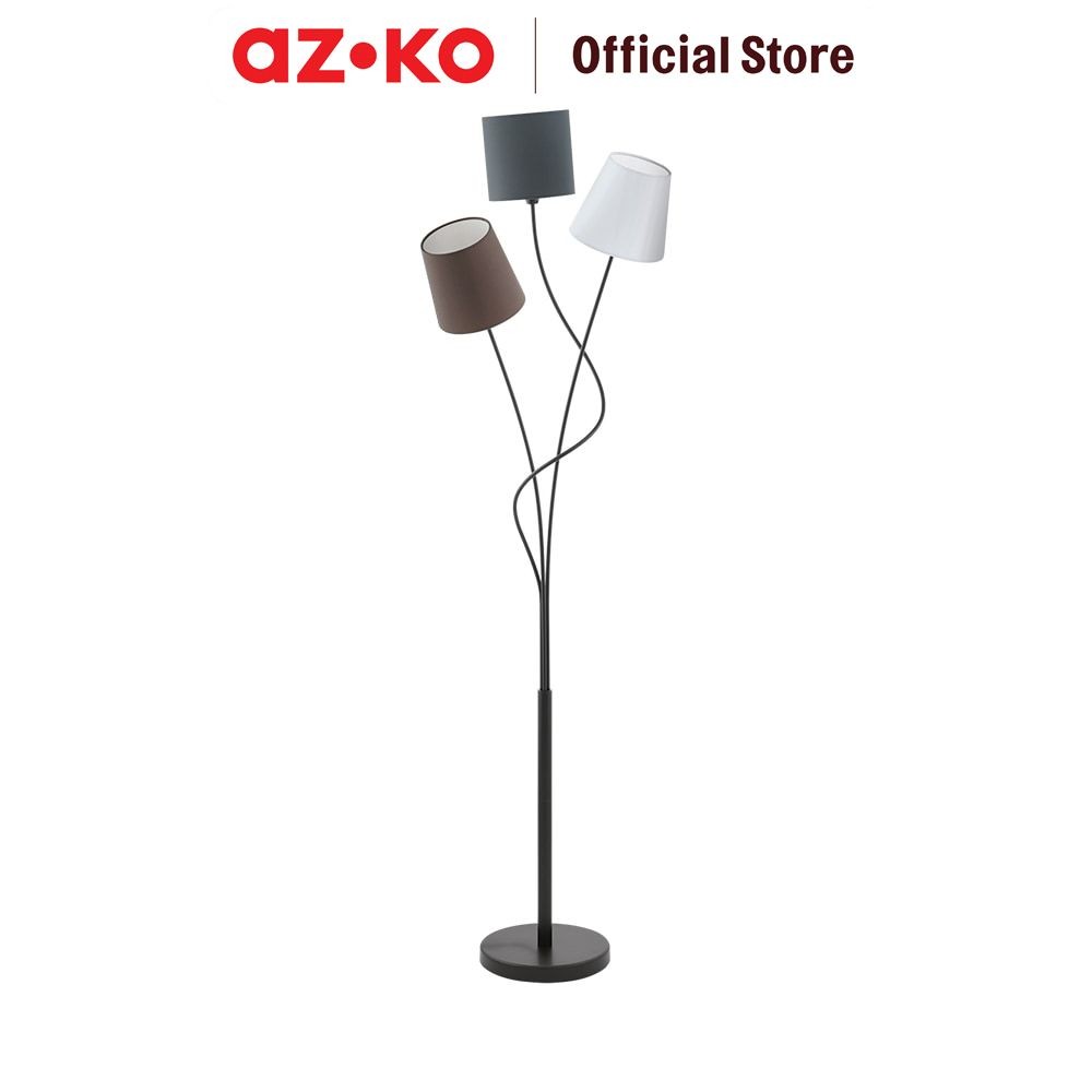 AZKO Eglo Maronda Lampu Lantai 3l E14 Standing Floor Light Lampu Tiang Dekorasi Lampu Berdiri