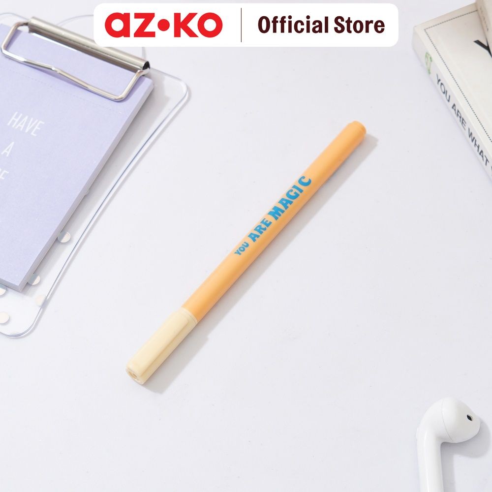 

AZKO Ataru Pulpen Hitam Daisy Magic - Krem