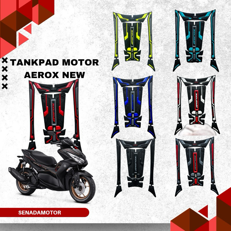 Aksesoris Yamaha Aerox 155 Connected - Tankpad Motor Aerox 155 New - Pelindung Tanki Yamaha Aerox