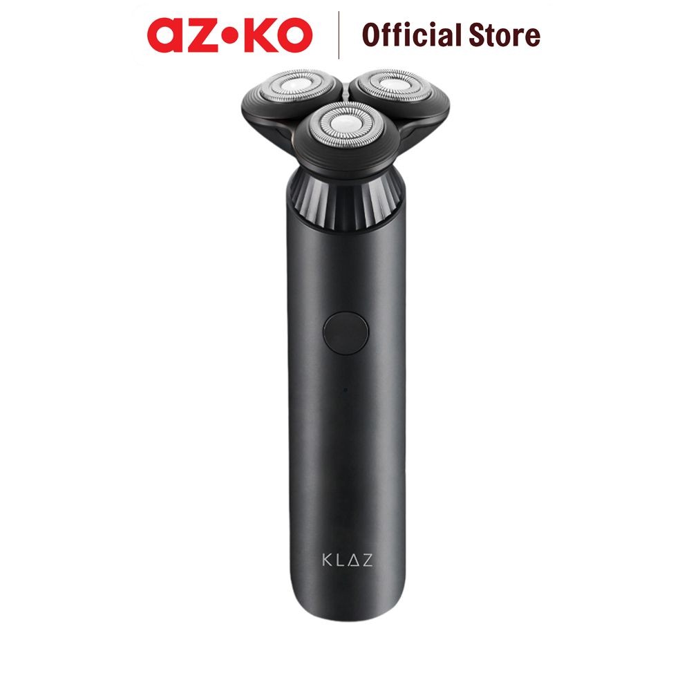 AZKO Klaz Alat Cukur Rotary - Hitam Shaver Alat Pemangkas Rambut Pisau Cukur Elektrik