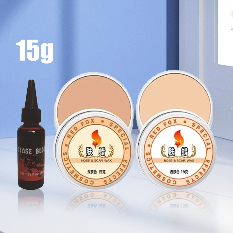 Skin Wax Makeup Halloween Makeup Fake Blood Halloween Darah Palsu Professional Untuk Wajah Scar Wax 