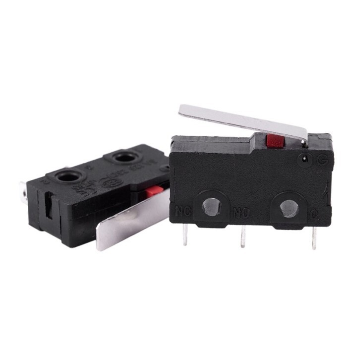 Micro Limit Switch Arm Lever 16mm 28mm 250V 5A SPDT 3 Pin Momentary