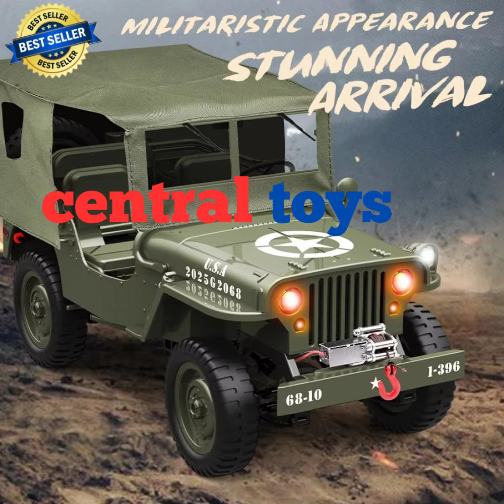 JJRC C8815 JEEP WILLYS military rc car crawler off-road full propo RTR