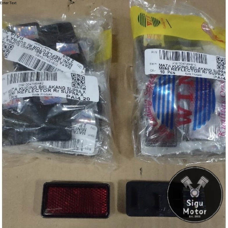 Mata Kucing Spakbor Belakang Supra X Lama | Mini Reflector WIN | reflektor spakbor motor honda old W