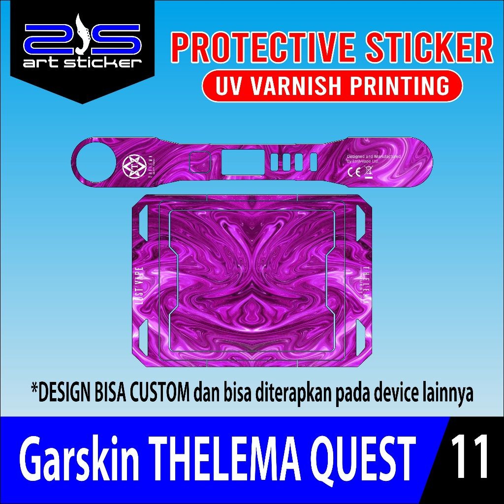 

StikerTelmaQuest UV Varnish Printing