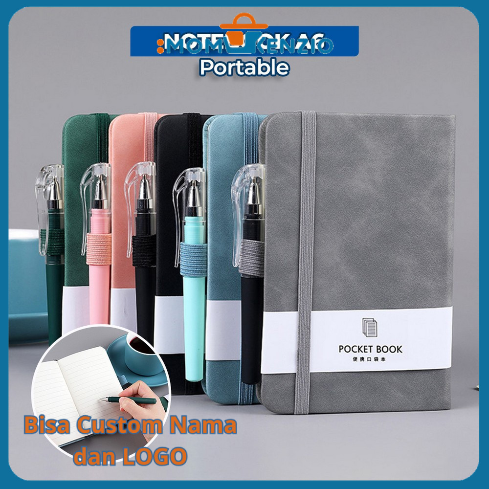 

Notebook A6 Portable Mini Pocket Book Buku Catatan Kecil / Buku Diary Aesthetic Daily Book Buku Tulis Agenda Tali Bisa Custom Nama Atau Logo Perusahaan Cocok Untuk Souvenir Meeting Perusahaan, Kado Prenikahan, LWisuda, Ulang Tahun