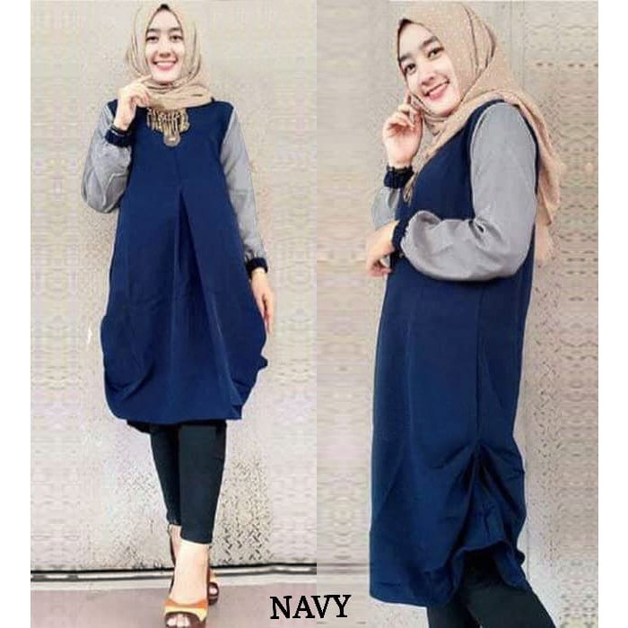 BSM-yx Tunik Milia-Tunik Milia Tunik Baju Muslim Remaja Murah | Setelan Wanita Terlaris | Outfit Mus