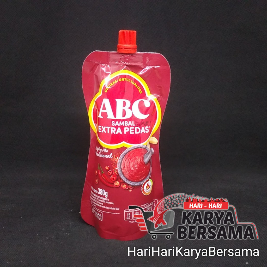 

SAUS SAMBAL ABC EXTRA PEDAS POUCH 380GR