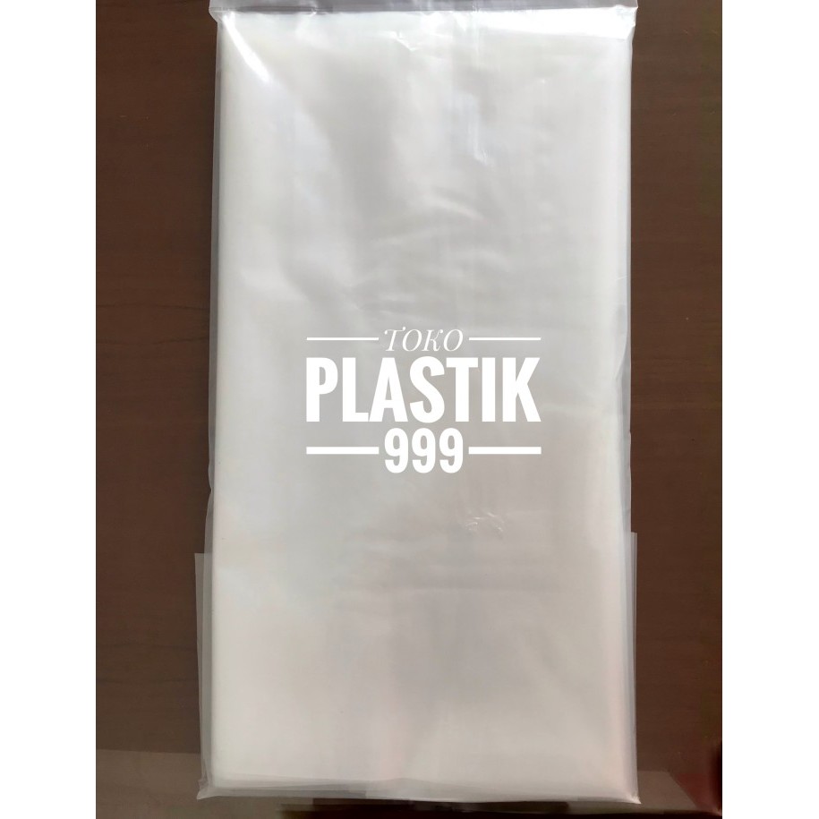 

Kantong Plastik Bening Besar 100x150 cm Tebal 0,8 (80 mic) Merek RR