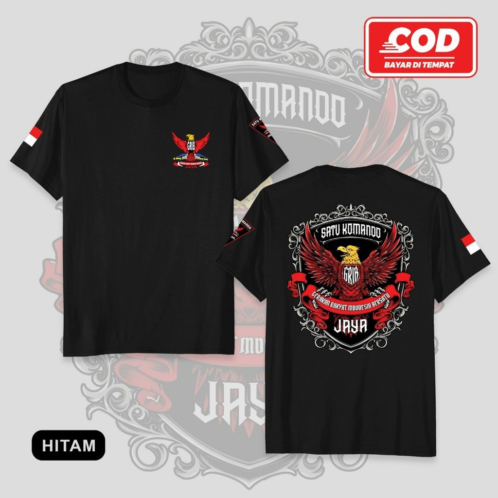 Kaos Ormas GRIB Jaya Gerakan Rakyat Indonesia Bersatu Garuda Team Herkules