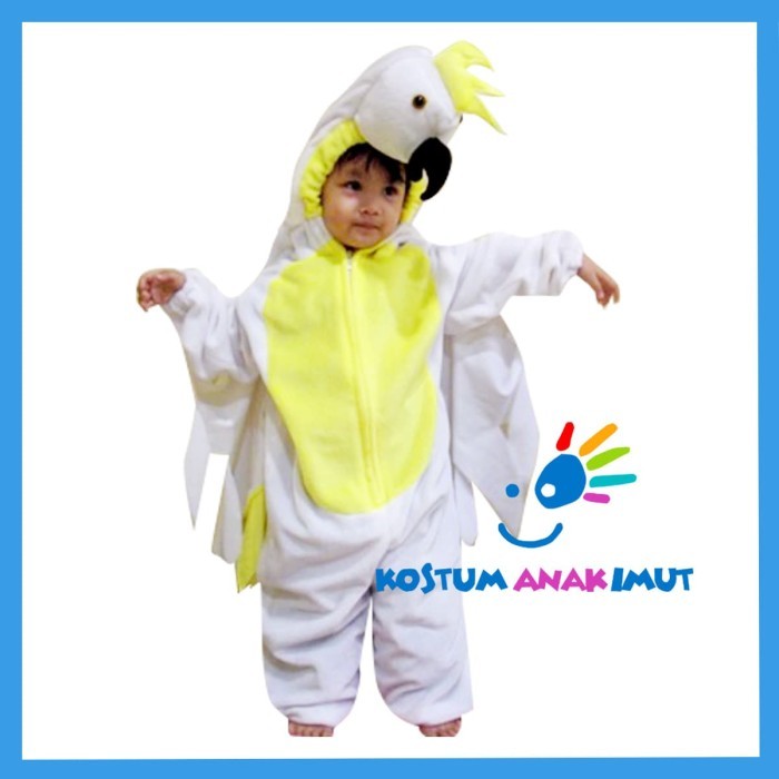 Kostum burung kakak tua-Baju kostum burung kakak tua-Kostum anak